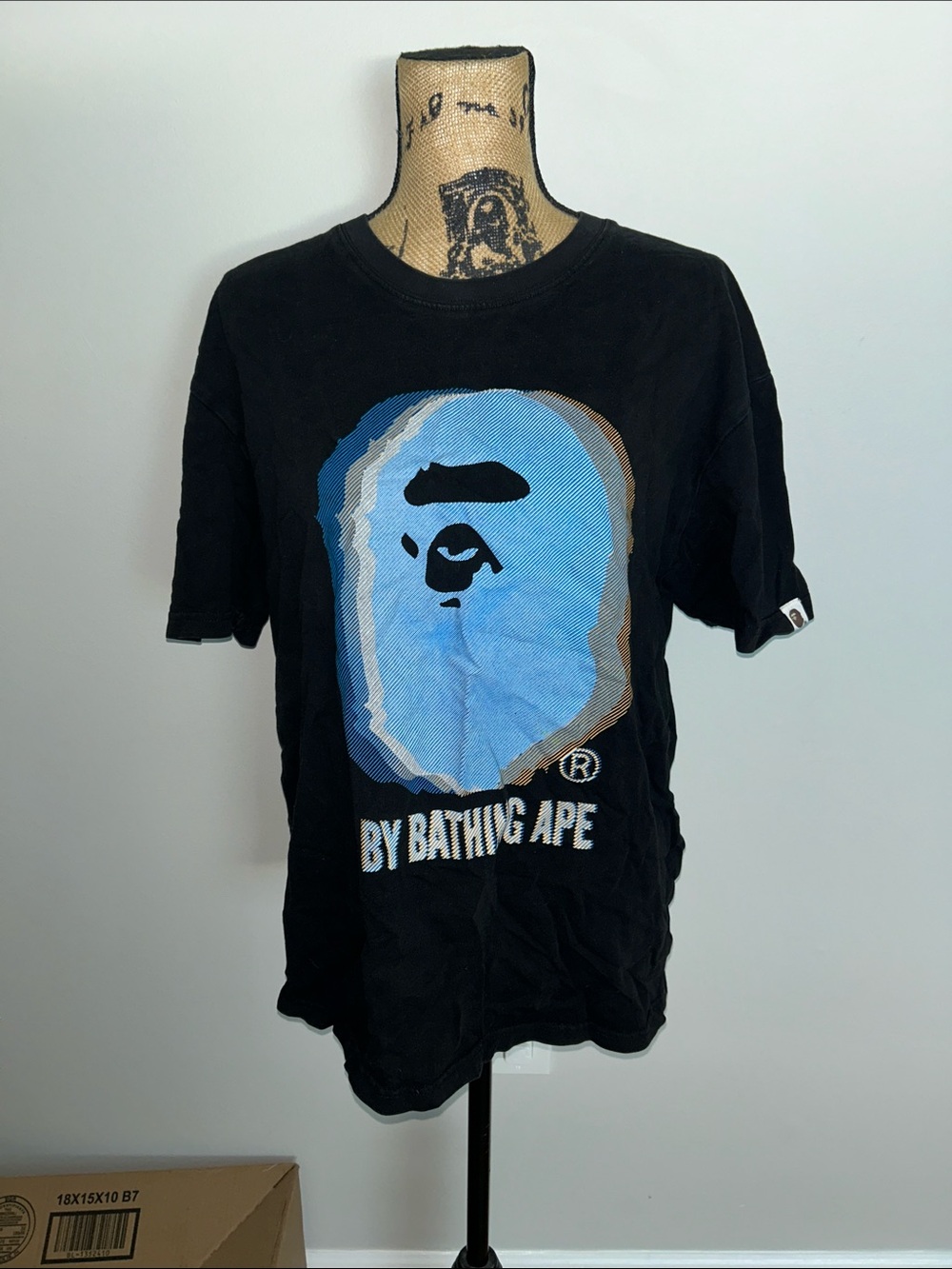 Bathing Ape Graphic Logo T-Shirt - Blue Ape Print